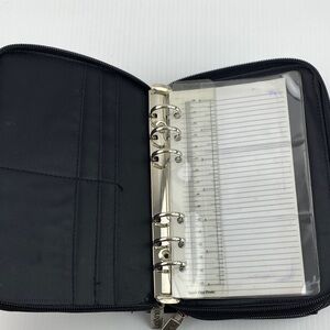 Buxton Wallet Binder Organizer Combo Black